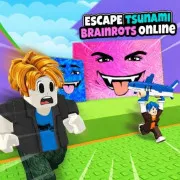 Play Escape Tsunami Brainrots Online Game